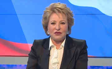 ロシア連邦評議会のワレンティーナ・マトヴィエンコ議長